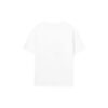 Camiseta de pantalones cortos deportivos casual con estampado de delfines, color blanco