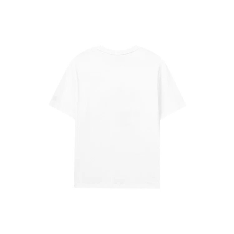 Camiseta de pantalones cortos deportivos casual con estampado de delfines, color blanco