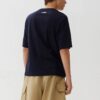 Camiseta de pantalones cortos holgada con estampado azul