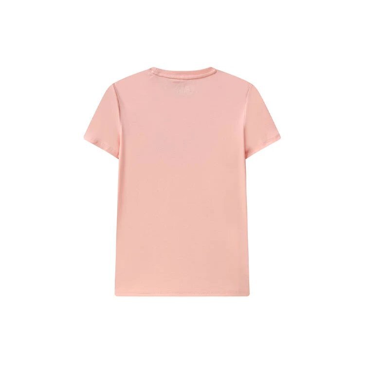 Camiseta de pantalones cortos rosa con el logotipo de Alphabet Sports, suave al tacto