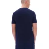 Camiseta de punto con rayas de malla Gerardo de Fila en azul marino