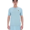 Camiseta de punto texturizado Don en azul Sterling