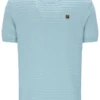 Camiseta de punto texturizado Don en azul Sterling