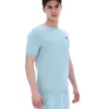 Camiseta de punto texturizado Don en azul Sterling