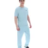 Camiseta de punto texturizado Don en azul Sterling