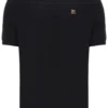 Camiseta de punto texturizado Don en negro
