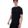 Camiseta de punto texturizado Don en negro