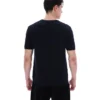 Camiseta de punto texturizado Don en negro