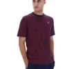 Camiseta de rayas finas con estampado Nilo de Fila en azul marino