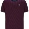 Camiseta de rayas finas con estampado Nilo de Fila en azul marino