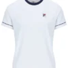 Camiseta de tenis blanca para mujer