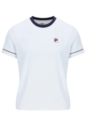 Camiseta de tenis blanca para mujer