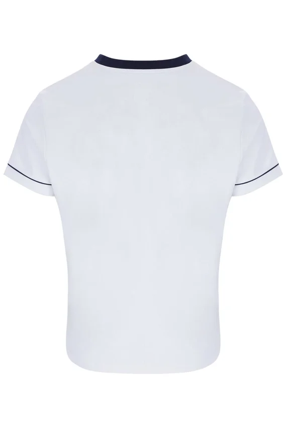 Camiseta de tenis blanca para mujer