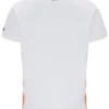 Camiseta de tenis de cuello redondo para hombre, color blanco