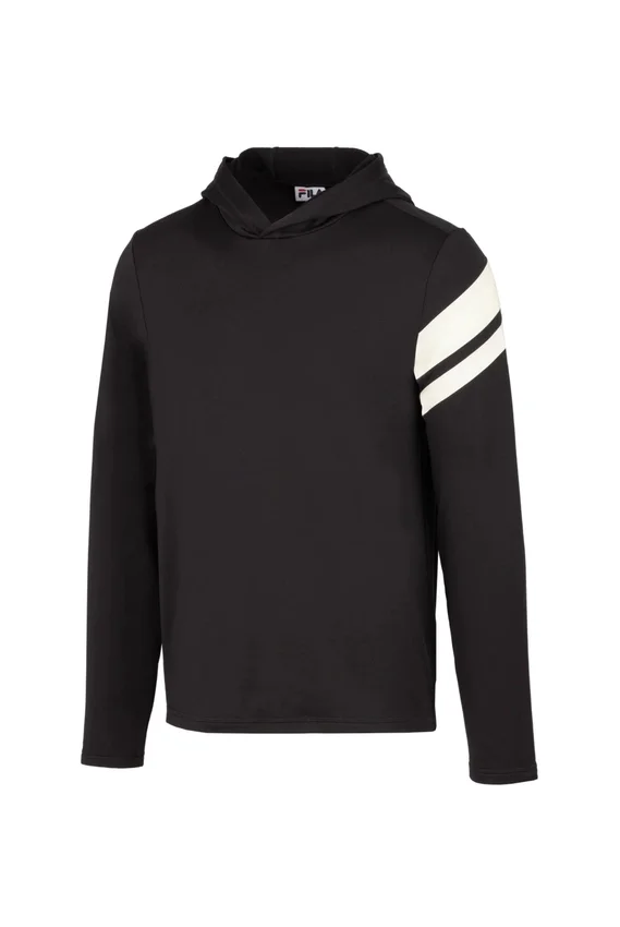 Camiseta de tenis de manga larga Jayce en negro