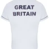 Camiseta de tenis GB para mujer, color blanco