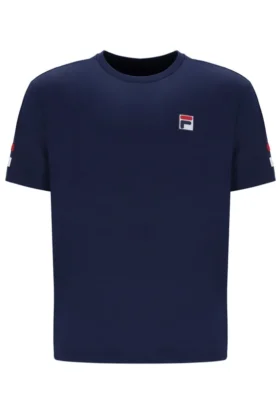 Camiseta de tenis para hombre en azul marino