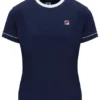 Camiseta de tenis para mujer en azul marino