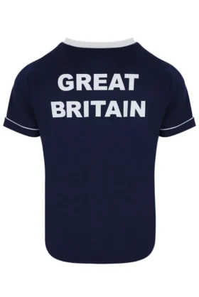 Camiseta de tenis para mujer Navy GB