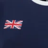 Camiseta de tenis para mujer Navy GB