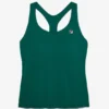Camiseta de tenis verde con espalda en forma de U