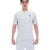 Camiseta de terciopelo Basilio en azul amanecer