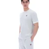 Camiseta de terciopelo Basilio en azul amanecer