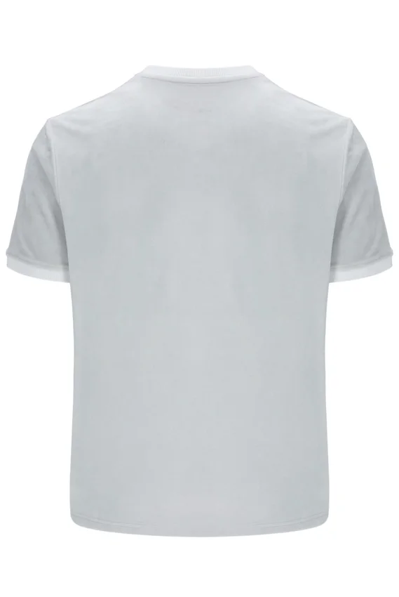 Camiseta de terciopelo Basilio en azul amanecer