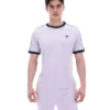 Camiseta de terciopelo Basilio en lila brumoso
