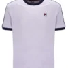 Camiseta de terciopelo Basilio en lila brumoso