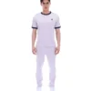 Camiseta de terciopelo Basilio en lila brumoso