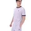 Camiseta de terciopelo Basilio en lila brumoso