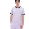 Camiseta de terciopelo Basilio en lila brumoso
