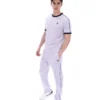 Camiseta de terciopelo Basilio en lila brumoso