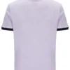 Camiseta de terciopelo Basilio en lila brumoso