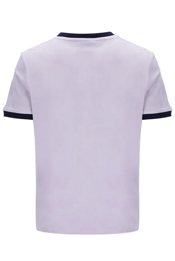 Camiseta de terciopelo Basilio en lila brumoso