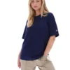 Camiseta estilo boyfriend Cinzia de Fila en azul marino