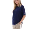 Camiseta estilo boyfriend Cinzia de Fila en azul marino
