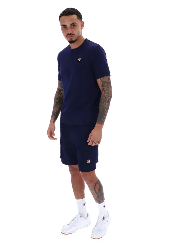 Camiseta Fila Navy Ash Micro Waffle Ringer