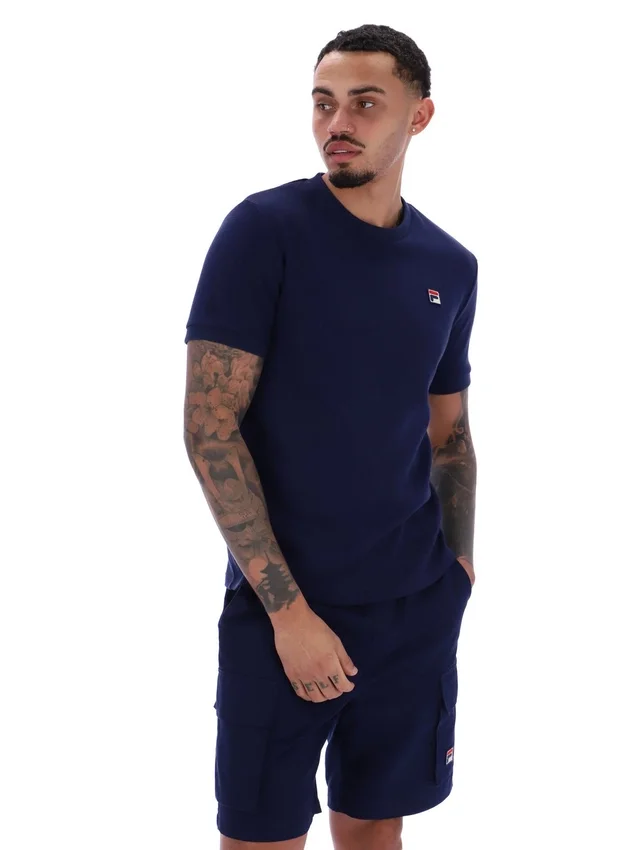 Camiseta Fila Navy Ash Micro Waffle Ringer