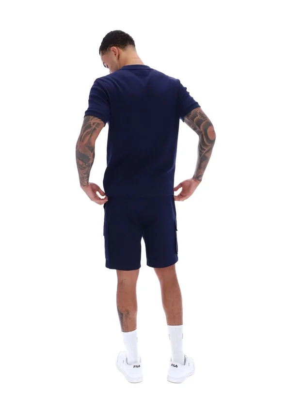 Camiseta Fila Navy Ash Micro Waffle Ringer