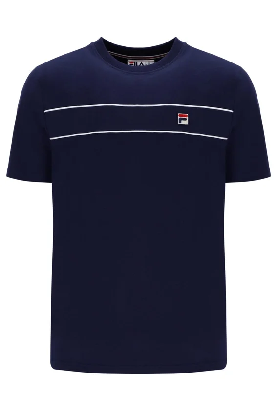 Camiseta Fila Navy Williams con ribetes en contraste