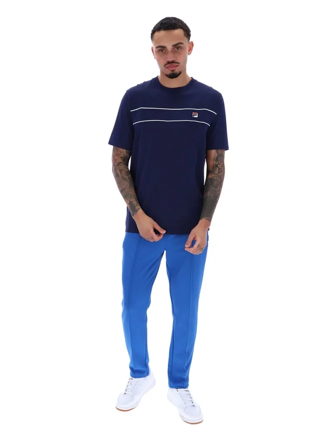 Camiseta Fila Navy Williams con ribetes en contraste