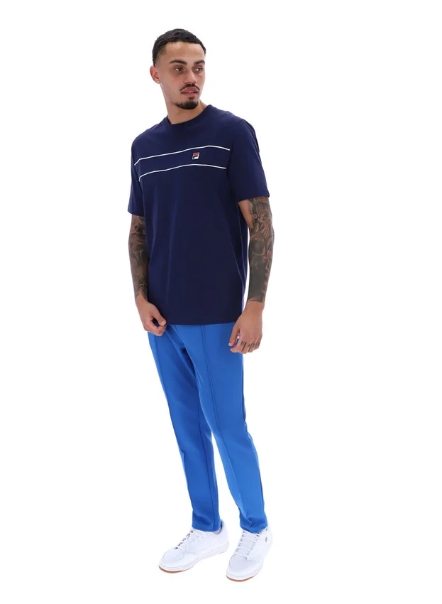 Camiseta Fila Navy Williams con ribetes en contraste