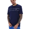 Camiseta Fila Navy Williams con ribetes en contraste