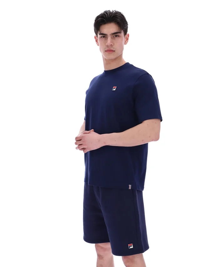 Camiseta gráfica Osvaldo azul marino de Fila