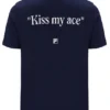 Camiseta gráfica Osvaldo azul marino de Fila