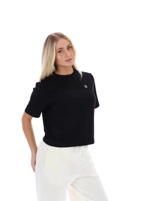 Camiseta Holly Boxy negra