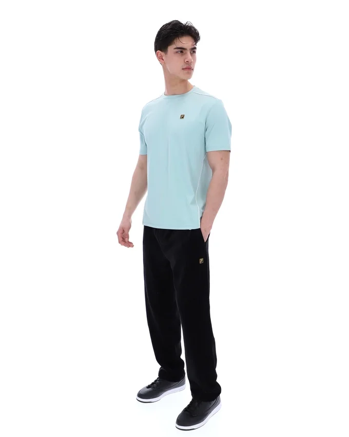 Camiseta Lawrenze inspirada en el fitness, color azul Sterling