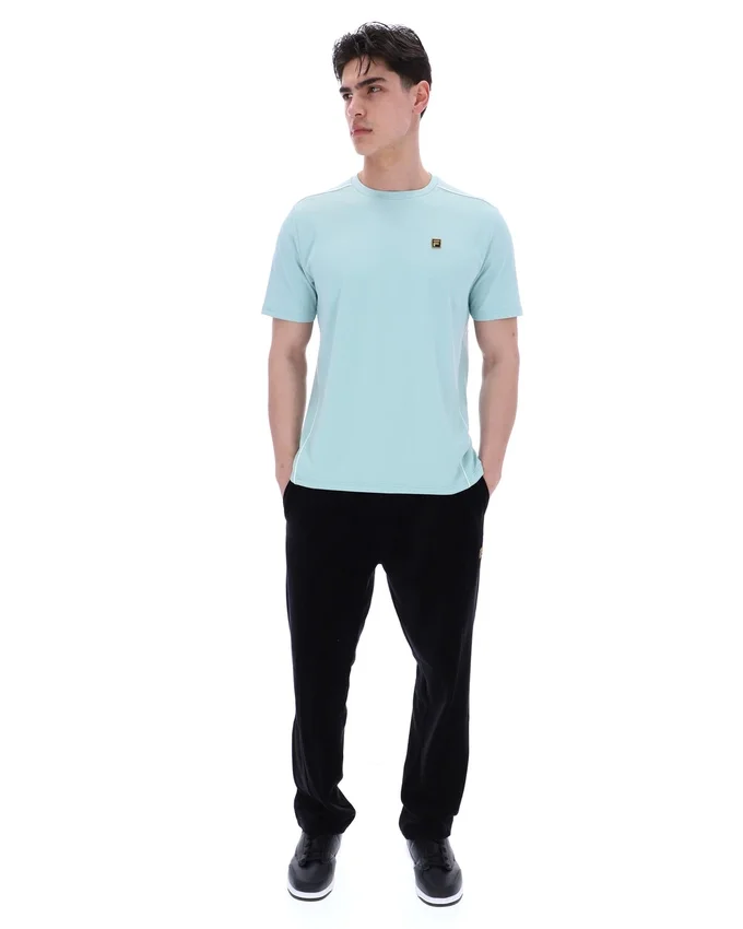 Camiseta Lawrenze inspirada en el fitness, color azul Sterling